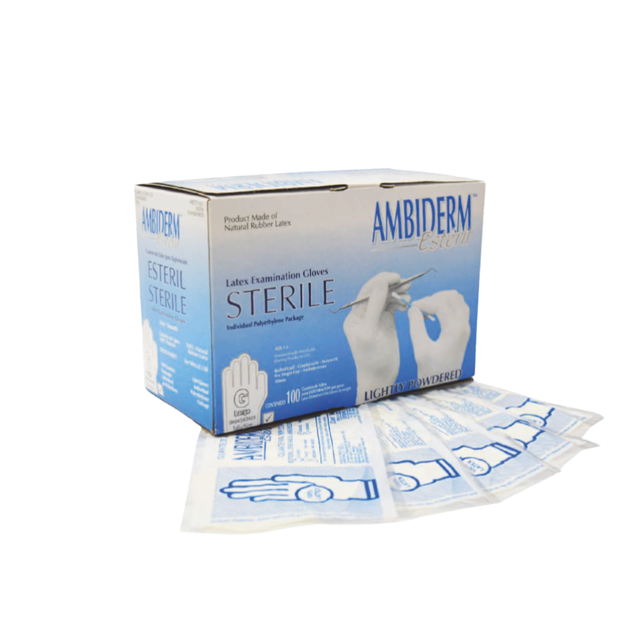 Guantes Esteriles (Quirúrgicos) Ambiderm